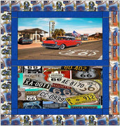 Hoffman Fabrics Route 66 Quilt Kit