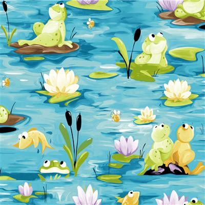 Clothworks SB20408-950 Paul,s Pond All over