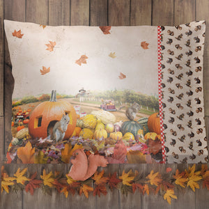 Clothworks The Secret Life of A Squirrel Pillowcase Kit