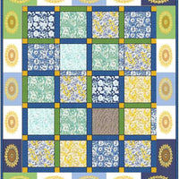 Moda Sunflowers in my Heart Nine Patch Quilt Kit