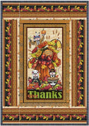 QT Fabrics A Pilgrim's Autumn Give Thanks Panel Quilt Kit