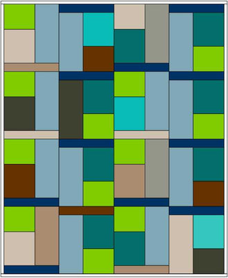 QT Turning Twenty Quilt Kit