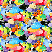 Clothworks SB20420-999 Under the Sea