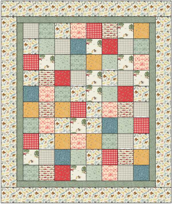 Moda Willow Farm Charm Quilt Kit