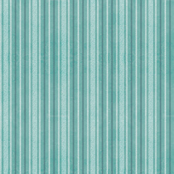 Clothworks En Bleu Y4034 Stripe Turquoise
