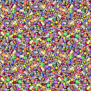 Clothworks Halloween Parade Y4113-55 Packed Candy