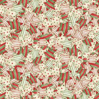 Clothworks Y4120-55 Gingerbread Christmas Packed Cookies