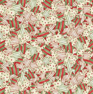 Clothworks Y4120-55 Gingerbread Christmas Packed Cookies