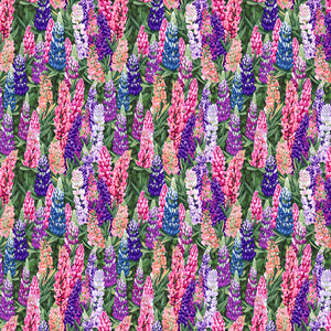 Clothworks Y4133-55 Woodland Lupine