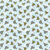 Clothworks Y4135-97 Woodland Swallowtail