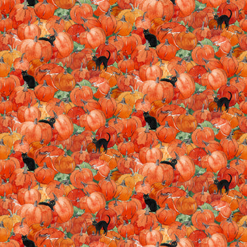Clothworks Toil & Trouble Y4159-36 Pumpkins