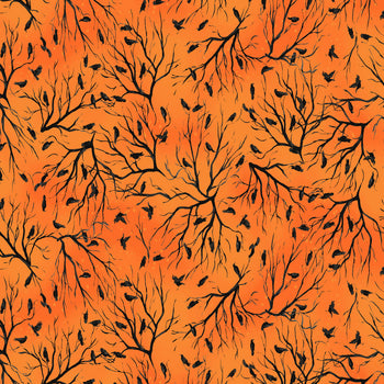 Clothworks Toil & Trouble Y4160-36 Crows