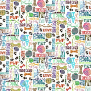 Clothworks Best Friends Y4283-1 Words