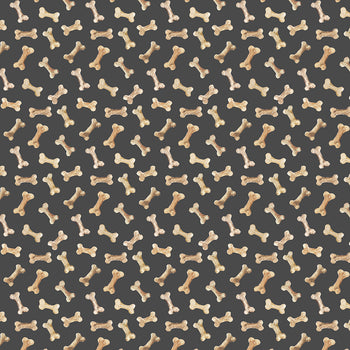 Clothworks Best Friends Y4285-3 Bones