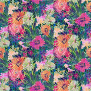 Clothworks Sunset Meadows Sketchy Floral