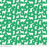 Riley Blake 4-H Animal Fabric By Riley Blake C9120 Green