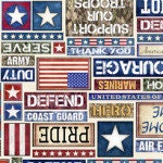 All American 27617 E Text Creamby QT