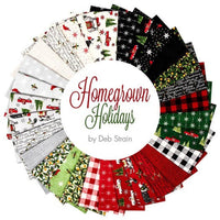 Homegrown Holidays Silo Grey Burlap by Deb Strain for Moda 19948-12