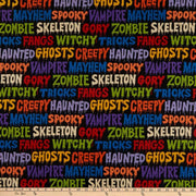 Alexander Henry Haunted House Creepy Black/Multi 8739A