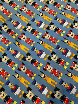 Disney Mickey Mouse and Friends Crossy Road Fabric From Springs Creative 100% Cotton
