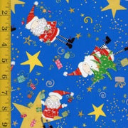 Happy Christmas Santa & Star Toss Royal 27256-Y