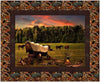 Western Wagon Scenic Quilt Kit 61x50