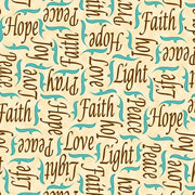 Instrument of Peace by QT Fabrics Inspirational Words 28642A