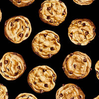Timeless Treasures Tossed Realistic Cookies by George McCartney