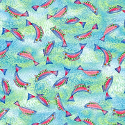 QT Fabrics 20672 BH Joyful Days Fish Toss