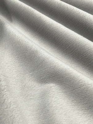 QT Fabrics Silky Minky Solid Silver 60