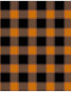 Timeless Treasures Pumpkin Buffalo Check