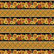 Studio E Autumn Flourish Border Stripe by  Art Loft