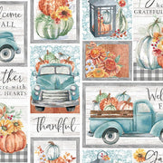 3 Wishes Happy Harvest Grateful Patch 19566-Multi