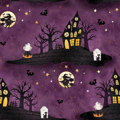3 Wishes 19565 - Boo Y'all-Purple Haunted House