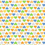 Clothworks-SB20208-430- Hearts and Bees Orange