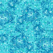 Timeless Treasures Aqua Bravo 108" Backing