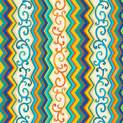 QT Fabrics Stripe Sun & Sea Fabric 1649 28680 X
