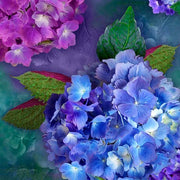 QT Fabrics 29558 W- Large Hydrangeas