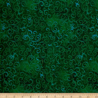 QT Fabrics 108" Wide Backing 1899-24775-F Ombre Scrolls