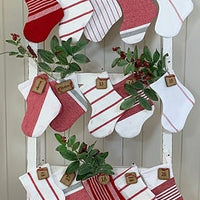 Mini Christmas Stockings - Advent Calendar Kit